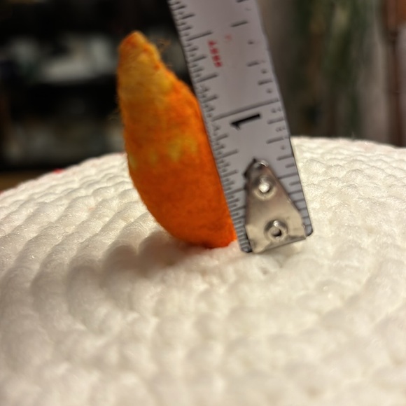 Vintage Early 1980s Christmas Crocheted Large candle centerpiece poinsettia bell - Picture 10 of 10